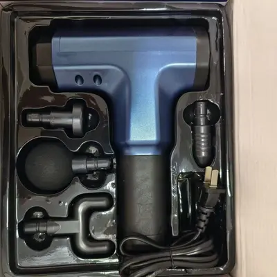 插电款筋膜枪强动力按摩仪颈膜肌肉放松器家用健身全身震动器 - 7