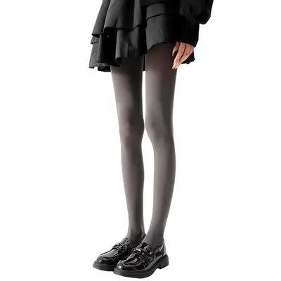 Coffee Matte Velvet Tights, Autumn Winter, Anti-Snag Pantyhose - 9
