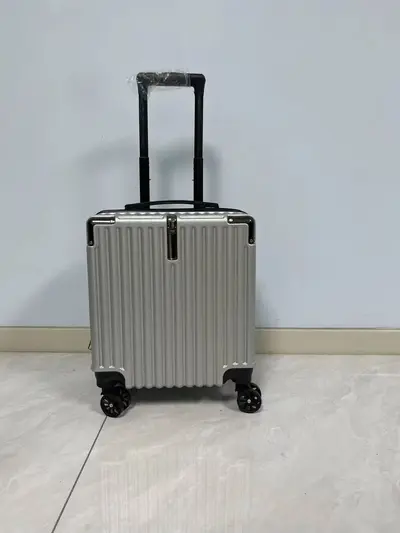 18 Inch Suitcase with Adjustable Wheels and Combination Lock - 9