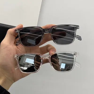 Classic Small Frame Men's Sunglasses, UV400 Protection - 1