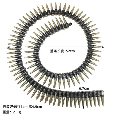 Halloween Stage Prop Bullet Belt, Children's Lightweight Machine Gun Toy