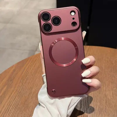 适用苹果18Pro手机壳iPhone17Promax高级感磁吸无边框车载保护16 - 2