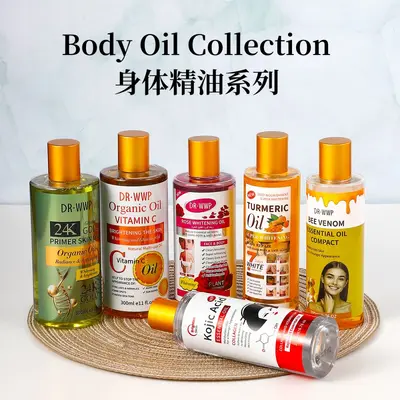 Turmeric Oil 200 ml with Mandelic Acid, Moisturizing Face and Body Massage Oil - 3