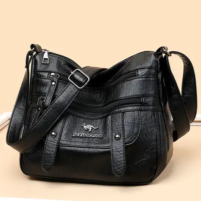 Soft Leather Women's Crossbody Shoulder Bag