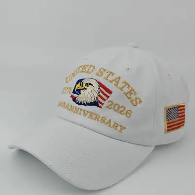 Amazon Neue Stickerei Unabhängigkeitstag Sonnenschirm Baseball-Kappe Outdoor Duck-Bill Kappe 250-Jahrestag - 7
