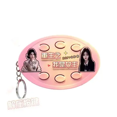Voice Keychain with Drama BGM Sound, Stress-Relief Bag Charm