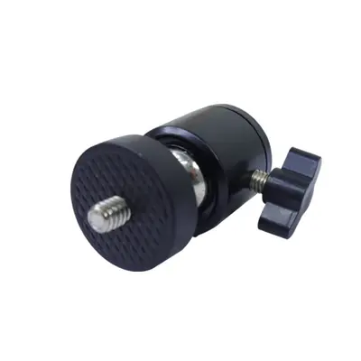 Canlı yayın tripod fotoğrafçılığı aksesuarları metal sıcak ayakkabı küçük gimbal el tipi evrensel dönüş 360 derece metal gimbal