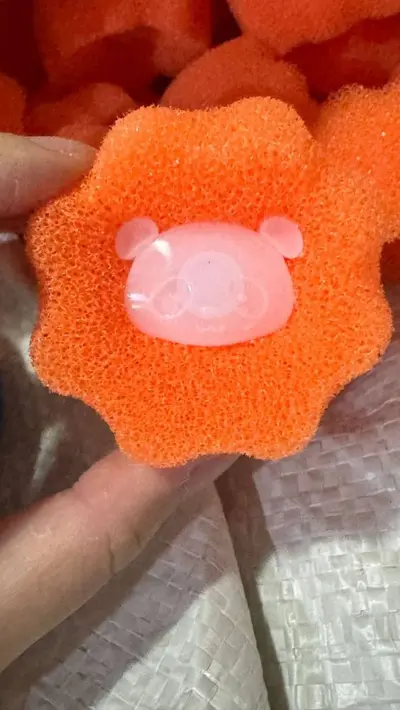 Çamaşır topu çamaşır makinesi giysi temizleme topu 4.5cm katı PVC sihirli dekontaminasyon dolaşık açıcı giysi bakım topu - 7