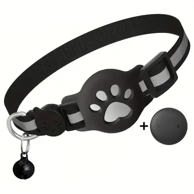 Pet Cat Positioning Collar Tracker Suitable for iOS Waterproof Apple Find My Reflective Collar - 9