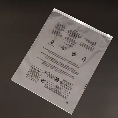 Transparente PE-Reißverschlussbeutel auf Lager Unterwäsche Socken Reißverschlussbeutel Großhandel Yoga-Kleidung Leggings Bekleidungsverpackungsbeutel Custom-Design - 8