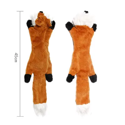 Köpek Oyuncağı Gerçekçi Hayvan Derisi Görünümlü, 45 cm, Sesli Peluş - 5