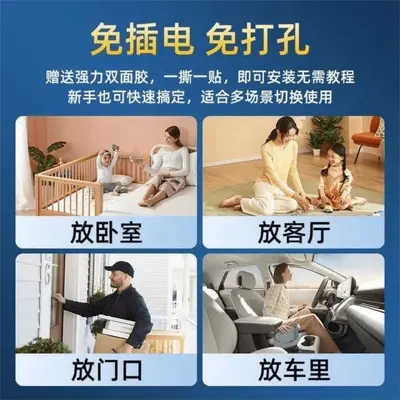 Wireless WiFi surveillance camera with two-way audio and night vision - 3