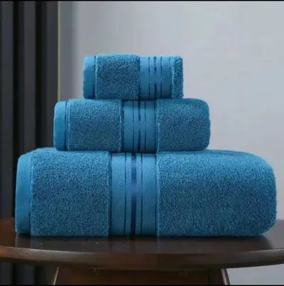 Bath towel pure cotton 70x150 thickened absorbent - 7