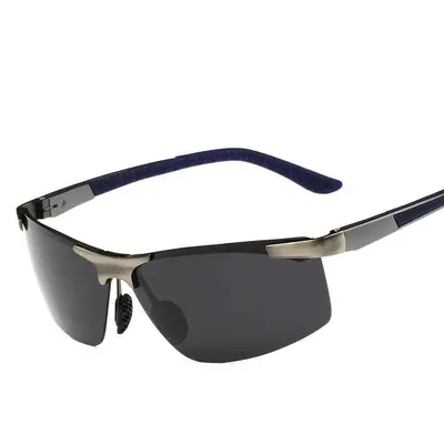 Men's Polarized Sunglasses, Aluminum-Magnesium Alloy Retro Driving Glasses 6033 - 6