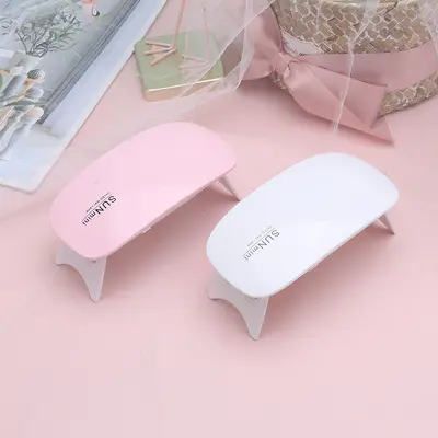 Mini Gel Nail Polish UV Lamp USB Interface Foldable Sunmini Mouse-shaped Phototherapy Lamp Small Nail Lamp