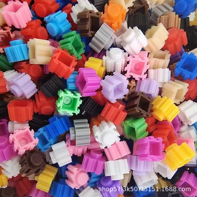 8 mm Small Connecting Blocks for Children, DIY Pixel Art Set - 3