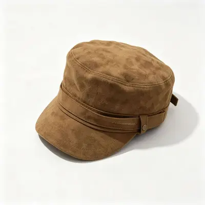 Britische Vintage-Ballonmütze, schlichte Jockey-Baseballkappe mit Gesichtsverjüngung, modische elegante Krempe, Multifunktions-Herbst-Winter-Damenmütze - 6
