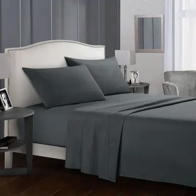Weiou cross-border home textile Amazon eBay sheets and fitted sheets export plain printed four-piece sheet set - 7