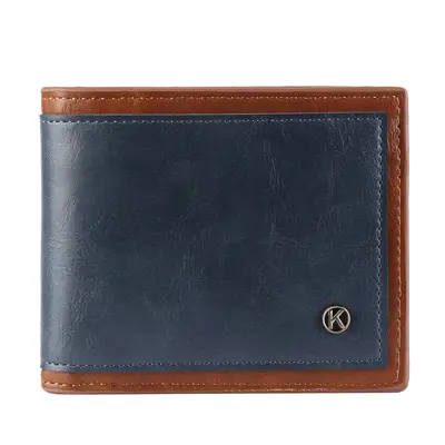 Retro Short Men's Wallet, Tri-Fold with Multiple Card Slots - 8