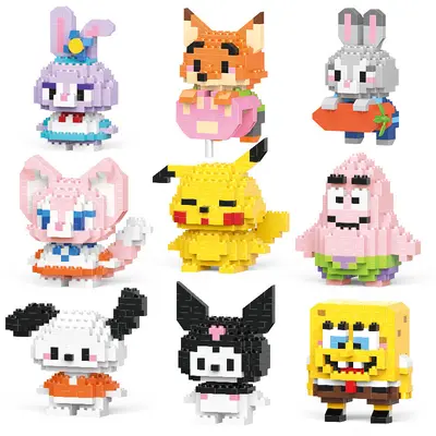 Cartoon-Figuren Micro-Bausteine