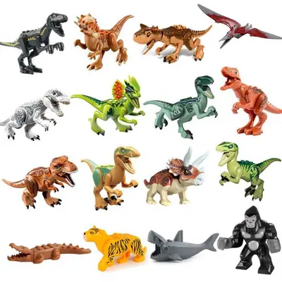 Dinosaur Building Block Set, 16, 18 and 20 Styles, YG77001 Series - 8