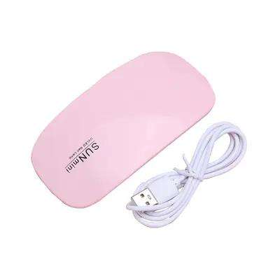 Mini oje jel kurutma lambası USB arabirimli katlanabilir Sunmini fare şeklinde fototerapi lambası küçük tırnak lambası - 8