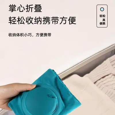 按压充气枕充气u型枕植绒便携旅行颈枕户外飞机护颈枕头u形枕便携 - 3