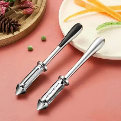 Çinko Alaşım 5'li Peeler, Meyve Sebze Rendesi - 4
