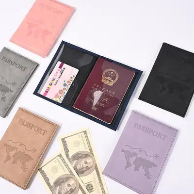 RFID passport wallet, PU leather, multifunctional - 4
