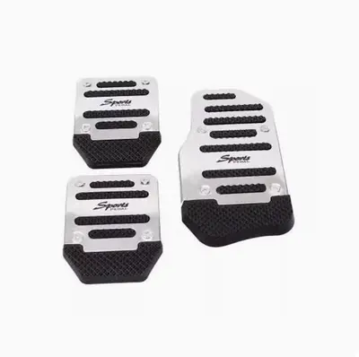 Universal Aluminum Alloy Car Gas and Brake Pedal Set, Non-Slip