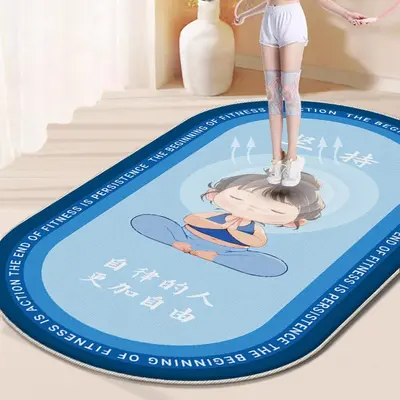 Soundproof yoga mat thick, non-slip, silent - 7