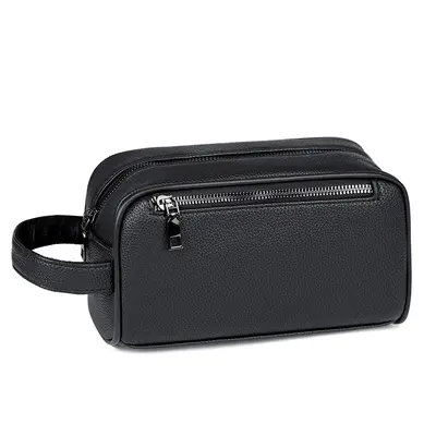 Men's Business Clutch Bag, Soft Leather, Large Capacity with Phone and Wallet Compartments - 7