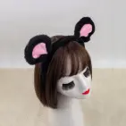 Plush Mouse Ear Headband, Halloween Costume Accessory