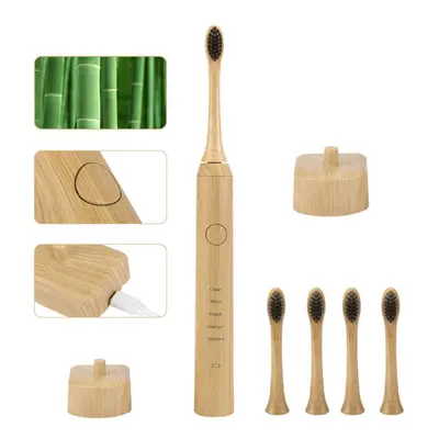Sonic electric toothbrush, bamboo, inductive charging - 8