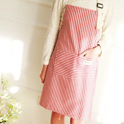 Cotton-Linen Kitchen Apron for Women, Thin and Breathable - 7