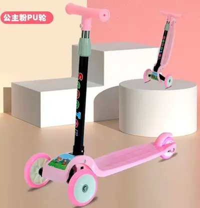 Children's Extendable Scooter with Flashing Lights - 8