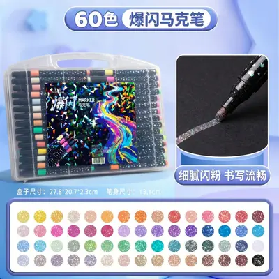 Flashy Marker Pens Student Set Multicolor - 11