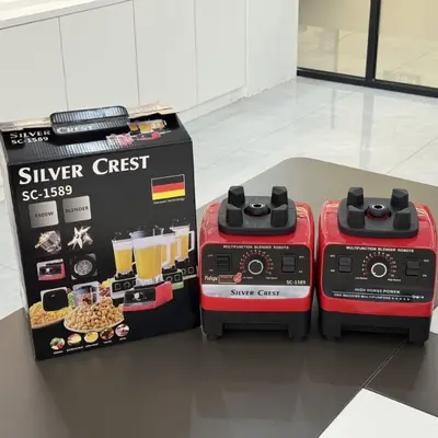 SC1589 Model Blender 4500W Yüksek Güç 2in1 Çift Bardak Meyve Sıkacağı Karıştırıcı Özelleştirilebilir
