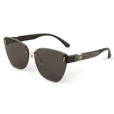 Frameless Cut-Edge Women's Sunglasses, UV Protection - 5