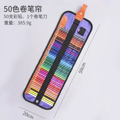 Buntstift-Set, 50 oder 72 Farben, sechseckig - 8
