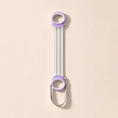 Home Yoga Resistance Band with 3 Adjustable Levels and Foot Pedal - 9