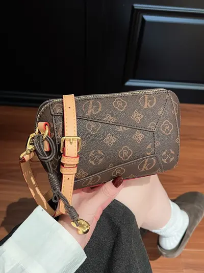 Printed Women's Crossbody Bag Retro Single-Shoulder Bag
