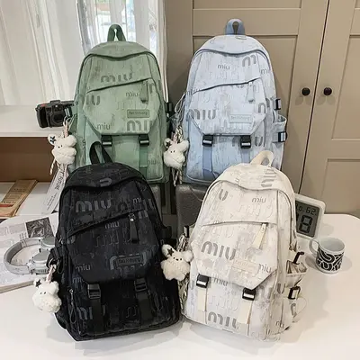 Lightweight Fashionable New Model Backpack 2026 Large Capacity Graffiti Student Backpack Casual Trendy Daily Commute School Bag - 4