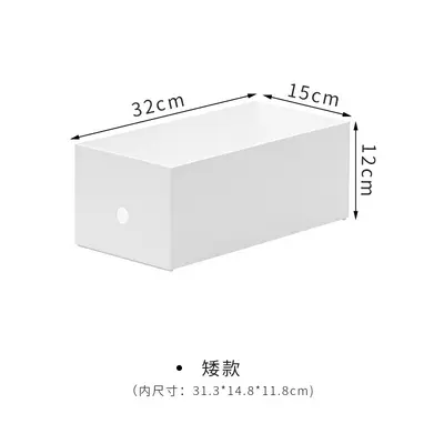 Japanese style white kitchen storage box - 8