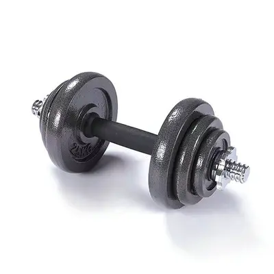 Painted barbell set, adjustable dumbbells, gift box
