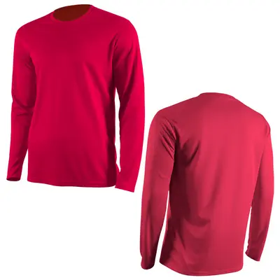 Herren-Langarm-Sonnenschutz-T-Shirt, schnelltrocknend, Rundhals, Frühling Herbst