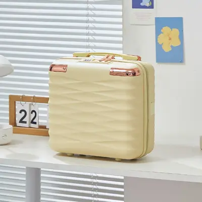 14 Inch Mini Carry-On Suitcase with Cosmetic Case and Combination Lock - 7