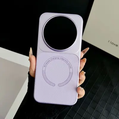 Xiaomi 17 Ultra lychee texture magnetic case, compatible with Redmi K100 Pro, hard PC cove - 11