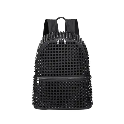 Women's Studded Backpack, Large Capacity, Korean Style Commuter - 6