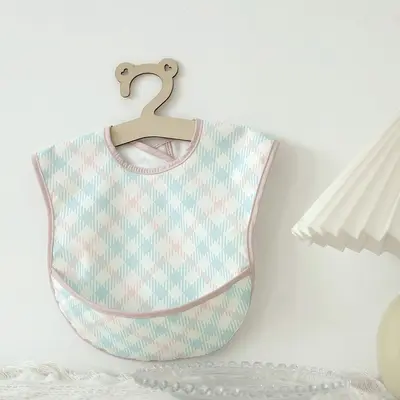 Waterproof Cotton Baby Bib, Sleeveless Feeding Bib for Boys and Girls - 13